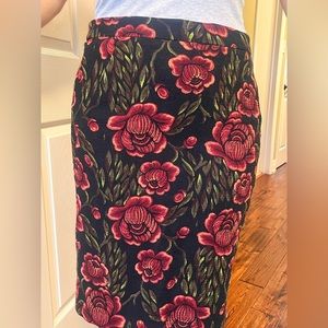Catherine Malandrino Floral Skirt